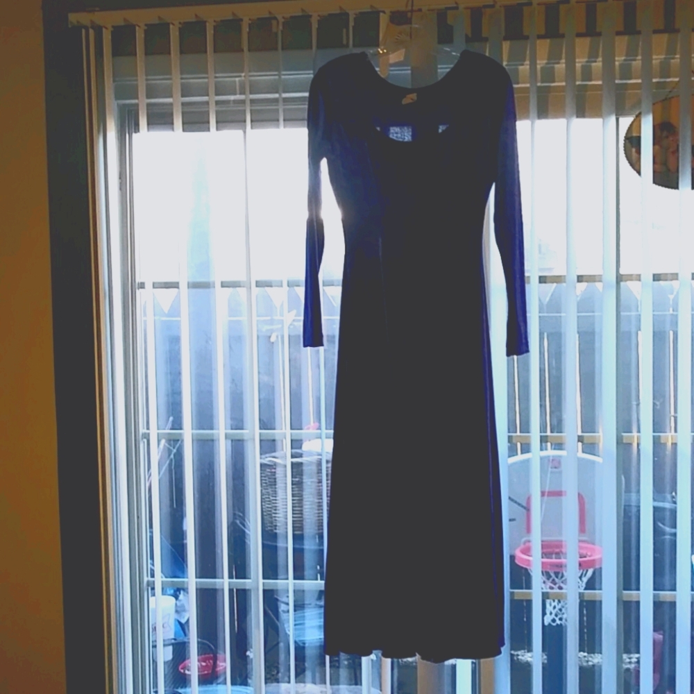 Velvet long dress